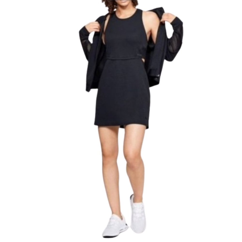 UNDER ARMOUR | Move Light Black Athletic Neoprene Cutout Dress | Size XS - Picture 2 of 5